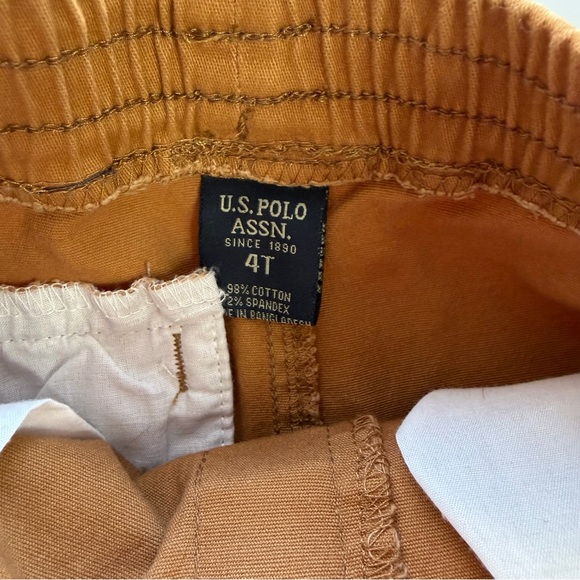 U.S. Polo Assn. Kids Brown Jogger Pants - Picture 2 of 3